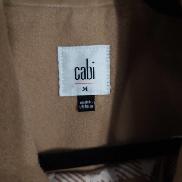 Cabi Womens Coat Heritage Camel Brown Longline Double Breasted Trench Jacket M - Picture 14 of 14
